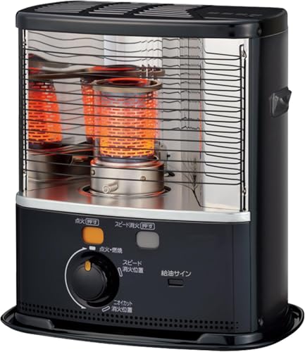 �Ζ��X�g�[�u �y���{���Y�z (�ؑ�6�� / �R���N���[�g8�� �܂�) �d���s�v �h�Б΍� �L�����v �^���N�e��3.7L �����^�b�`���� �_�[�N�O���[ RX-22YA(HD)