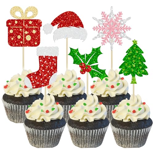 Cupcakes pour l'hiver et repas de Noël réussis grâce aux décorations Gyufise