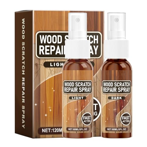 Instant Fix Scratch Remover - Wood Scratch Repair Spray, Quick Solution | Powerful Floor Polish and Restorer Enhancing Natural Shine, Eliminating Scratches and Creating A Protective Barrier