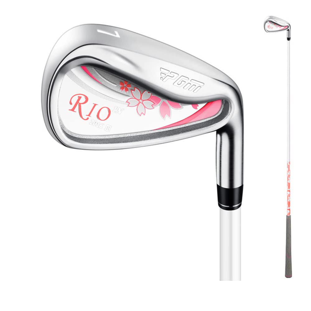 Palos de Golf para Mujer, hierros de 7 Varillas de aleación de Titanio y Acero al Carbono, para diestros.