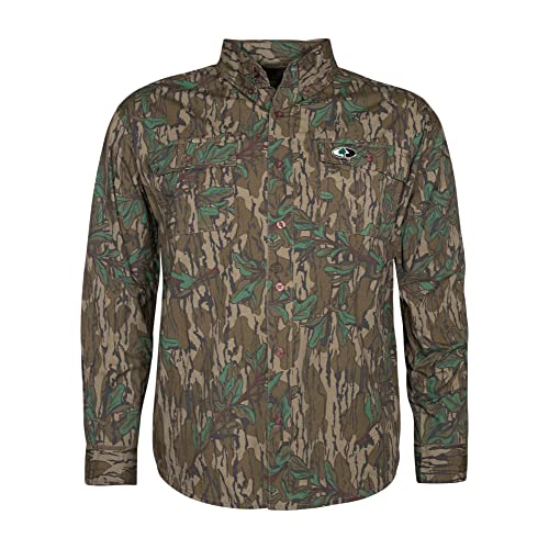 Chemise Mossy Oak Camouflage Cotton Mill 2.0 Hunt Shirt manches longues