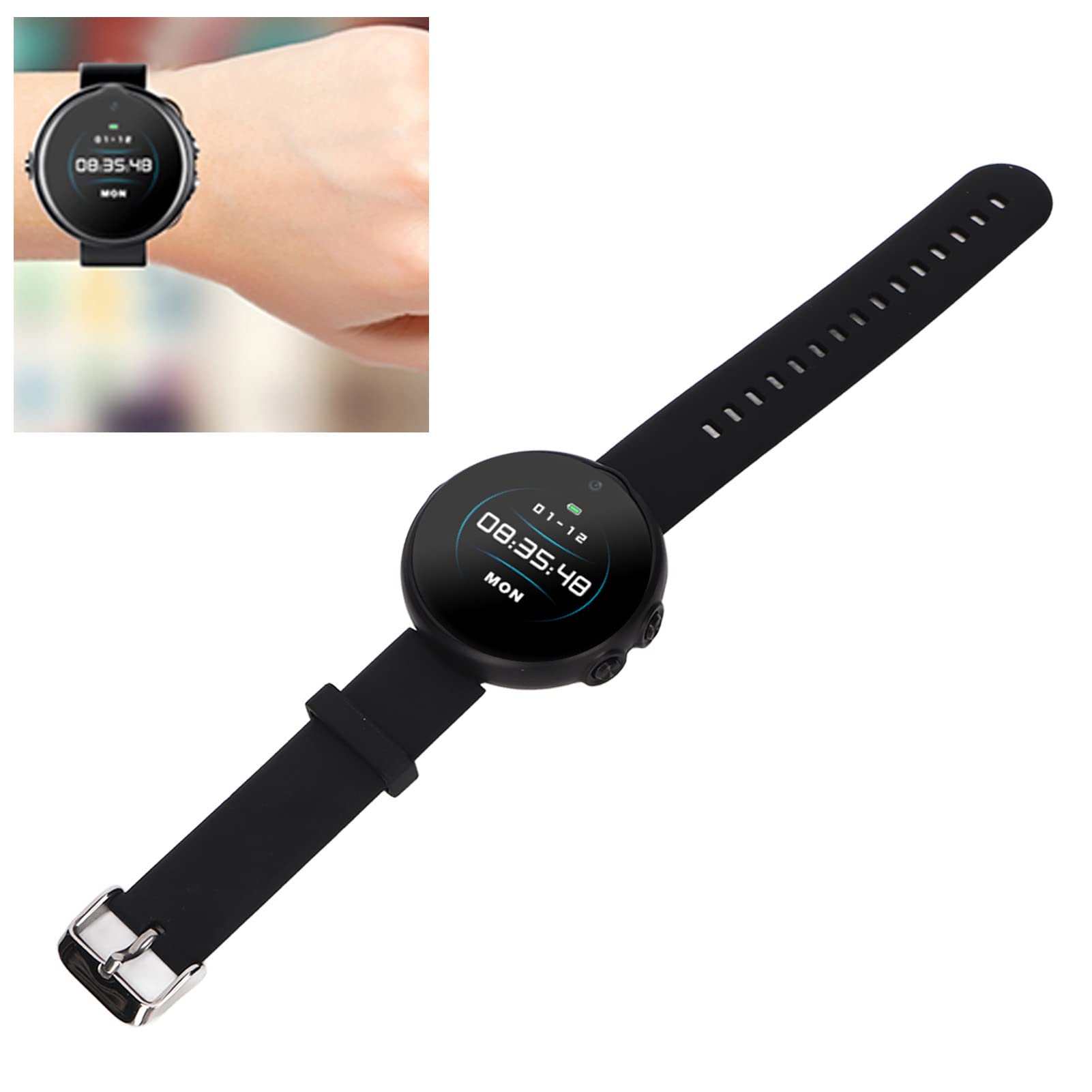 Reloj con Grabadora de Voz, Reducción de Ruido HD, Pulsera con Grabadora Activada por Voz, Cifrado de Archivos Inteligente AI para Reuniones en el Hogar (32g)