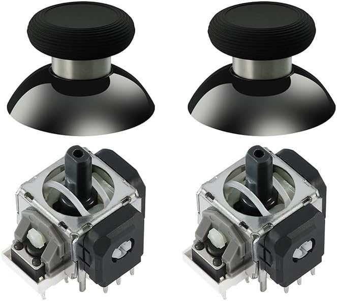 Sage Controllers | Gulkit TMR Electromagnetic Joysticks compatible with PS5 Controller & Edge Controller, NS51 GK TMR Analog Replacement complete retail kit for ps-5Controller, Solder skills required
