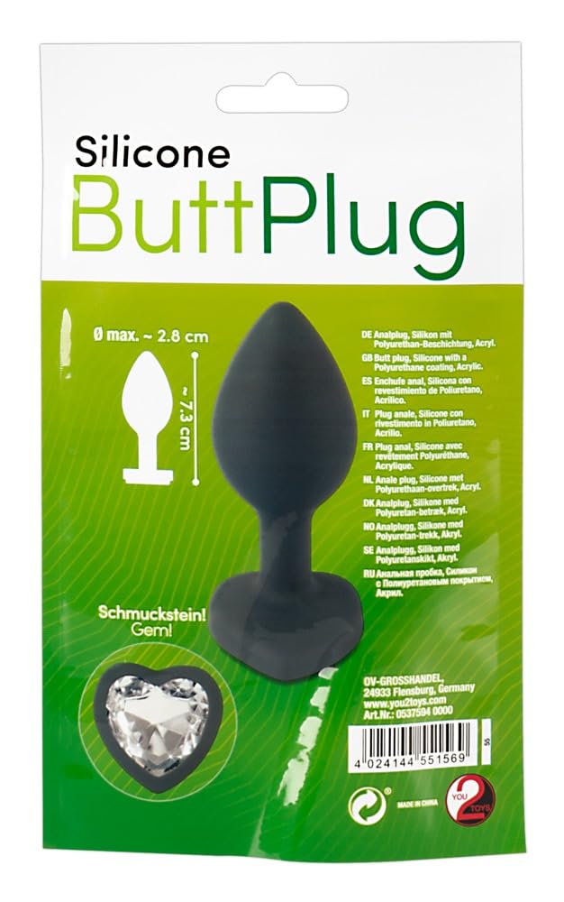 You2Toys Butt Plug-05375940000 Black One Size
