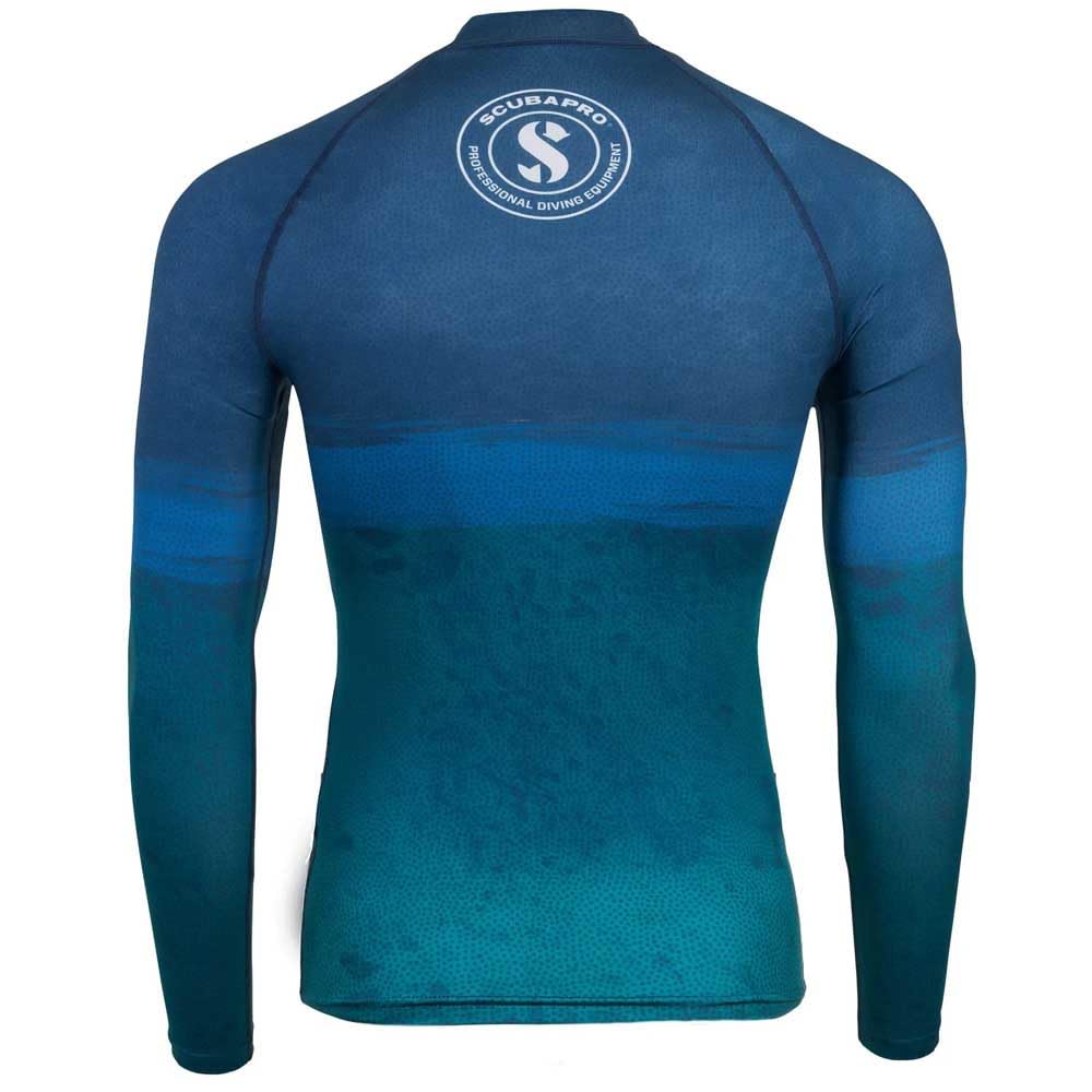 SCUBAPRO T-Flex Rash Guard a Manica Lunga UPF 50, Uomo