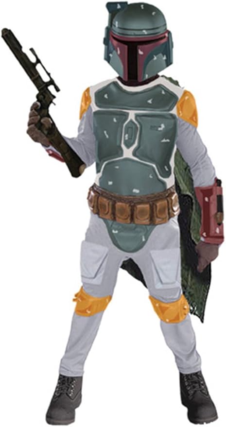 Disfraz Deluxe Boba Fett Star Wars para Niño Talla Small miniatura 2