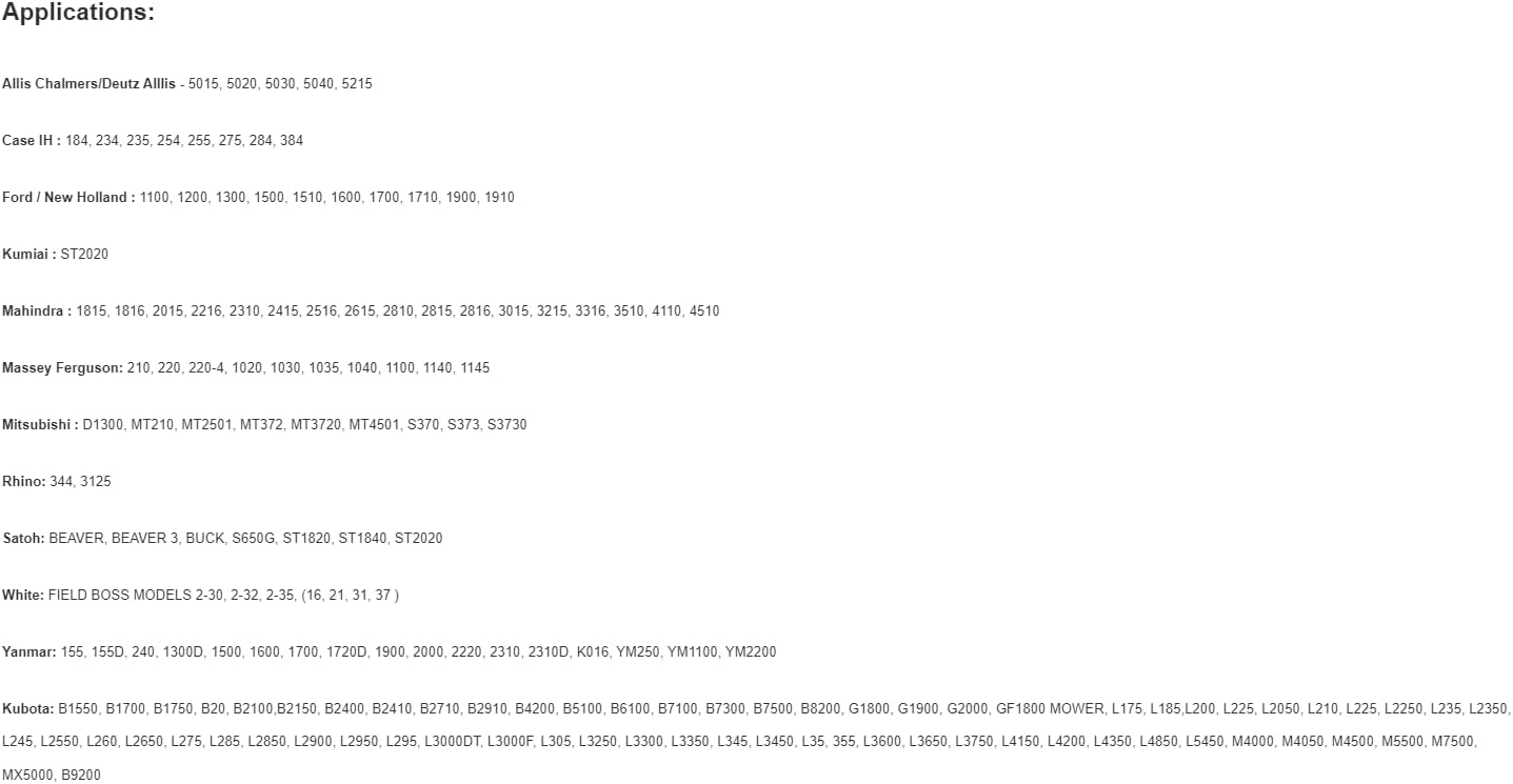 Seat Replacement with Steel Pan; Black Vinyl; Compatible with Case, New Holland, Kubota, Satoh, White, Yanmar, etc.; Universal flip hinge kit; 105000BK+940000GD