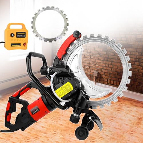 8980w Electric Ring Saw Wall Chaser,3000 RPM Concrete Cutting Machine,with 11.4in Depth,Water Cooling & Diamond Blade,for Construction,Renovations 1 8980w Electric Ring Saw Wall Chaser,3000 RPM Concrete Cutting Machine,with 11.4in Depth,Water Cooling & Diamond Blade,for Construction,Renovations