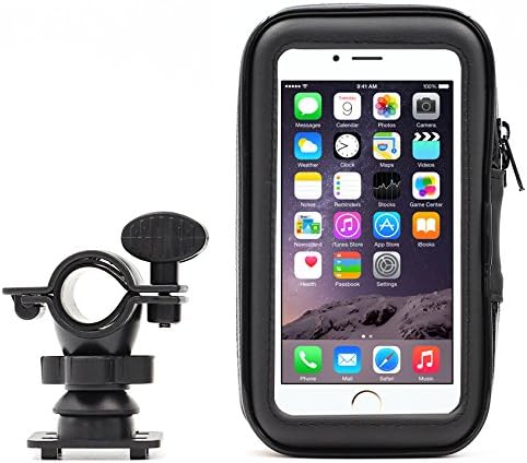 kaiova® - Bike holder, Smartphone holder, Handyhalterung for the handlebar - waterproof - Outside 95x165x25mm - Inside: 80x150x20mm