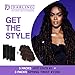 Darling Spring Twist 2X Crochet Hair Extensions (1 Pack, 2 per pack), Bomb Twist, Natural and Soft Texture, Black Afro curly 2X per Pack, 24 Inch, #1/350