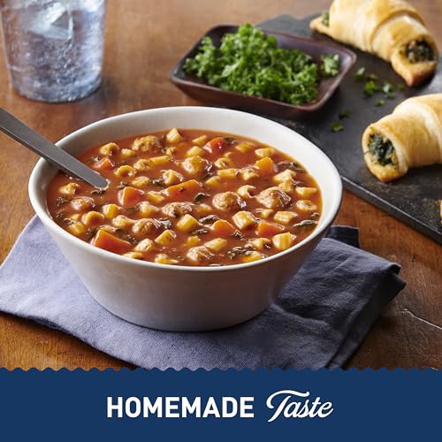 Image of Progresso Rigati Pasta and Meatball Soup, Rich and Hearty Canned Soup, 18.5 oz (Pack of 12)