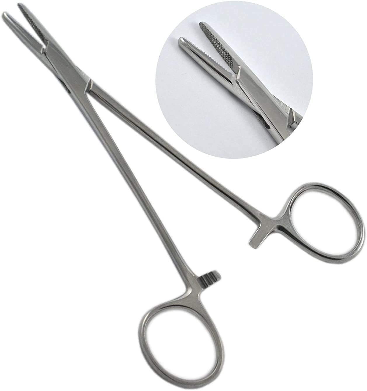 Forgesy Needle Holder Silver (Stainless Steel, 6 Inch)-picture-23