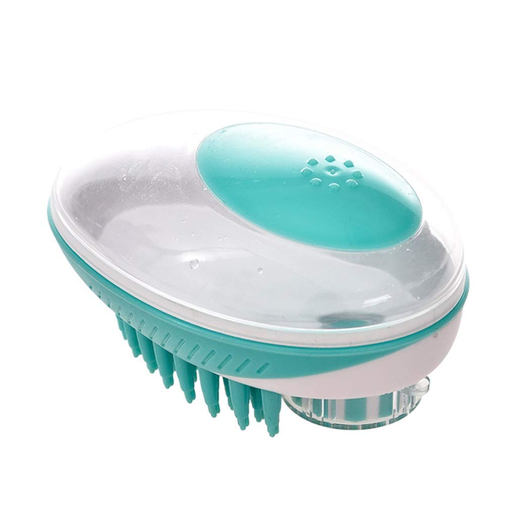 Cepillo de baño para Perros y Mascotas, Peine de Silicona para champú de SPA, Cepillo de Masaje, Peine para depilación de Ducha para Perros y Gatos, Herramienta de Limpieza y Aseo