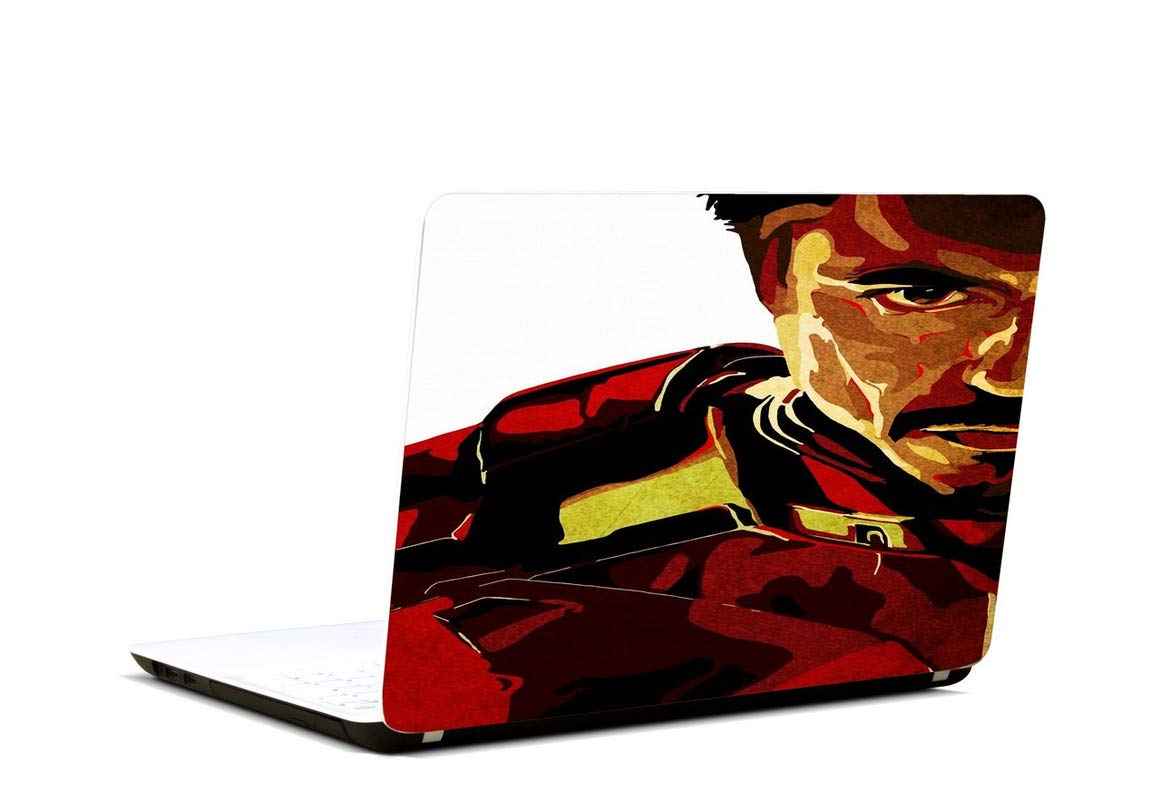 5 Ace HD Iron Man T Laptop Skin, for 10 to17inch for Dell, Lenovo, Acer, HP, Sony,Apple,MacBook (Multi Color,Vinyl)