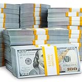 RIFENDA 300 pcs Prop Money Movie Props Play Money for Kids Number Learning Education Toys, Develops Early Math Skills, Girls Boys Birthday