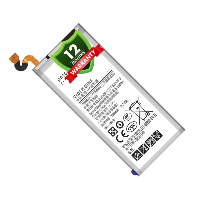 Image of Original EB-BN950ABE Battery Compatible for Samsung Galaxy Note 8 - (3300mAh) - 1 Year Warranty DF7