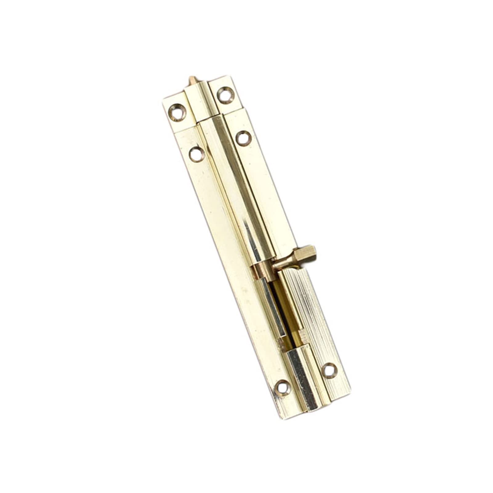 Zamek rygla przesuwnego, Miedziany rygiel zatrzaskowy do drzwi ze śrubami Brąz/Mosiądz 1,5-8 cali(Brass,3 in)