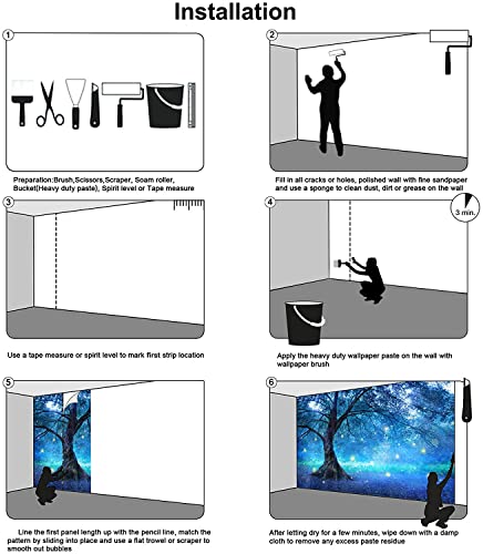 Bormia Fantasy Wall Mural Fairy Tree In Mystic Forest Wall Decor Photo Wallpaper For Kids Room Living Room Bedroom #TOP6