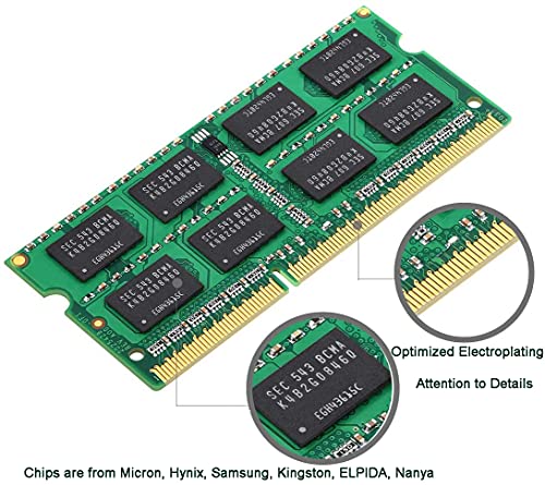 D Duomeiqi 799355562638 Duomeiqi 4Gb (2X 2Gb) 2Rx8 Pc2-6300 Pc2-6400 Pc2-6400S Ddr2 800Mhz Cl6 200 Pin 1.8V Sodimm Notebook Ram Non-Ecc Unbuffered Laptop Memory Module thumb #2
