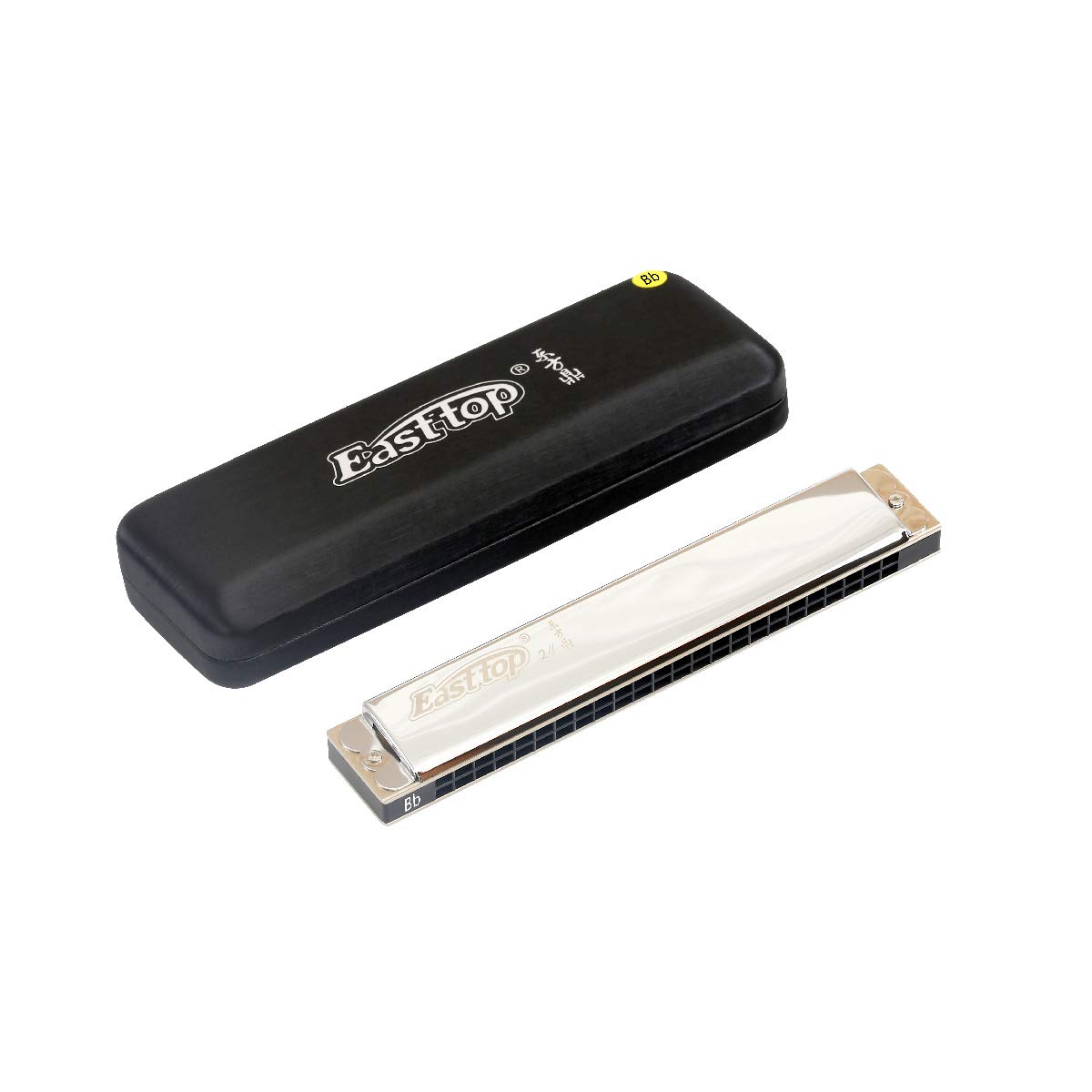 East Top 24 fori Tremolo Harmonica Key of B, armonica professionale per adulti, musicisti e studenti T2406