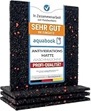 Antivibrationsmatte Waschmaschine I Vibrationsmatte 3D Drucker I Anti Vibration Waschmaschinenunterlage I Schwingungsdämpfer I Dämmmatte Waschmaschine I Waschmaschienenuntermatte I 4 Stück 3mm