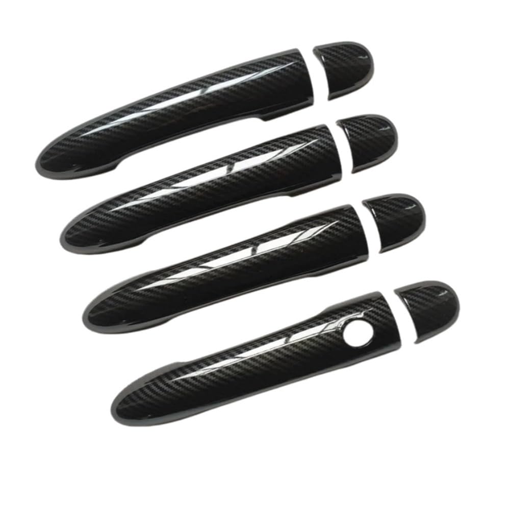 Mhtgd K1 Plastic Door Handle Cover Trim Handles Covers Imitation Carbon Fiber For Laguna For 3 For Iii For Mk3