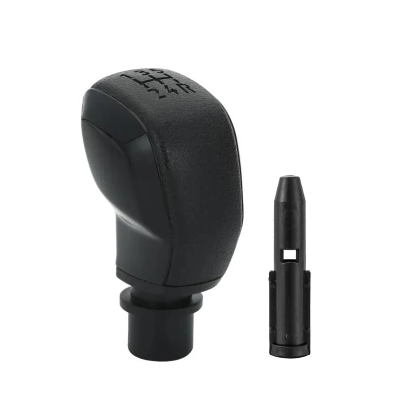 MWBDSZJQVX Gear Shift Knob for Peugeot 306 307 301 206 207 408 308 508 2008 C4L C2 5 Speed ABS Gear Shift Knob(Black Matte)