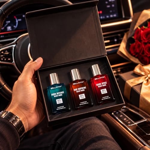 BELLAVITA Beast Mode Collection Set with 40% Perfume oil concentration | Long Lasting | Set of 3 x 20ml each | Perfume for Man | Gift for Men | Spicy, Wood, Musk and Oud Premium Fragrance for Men - view 7