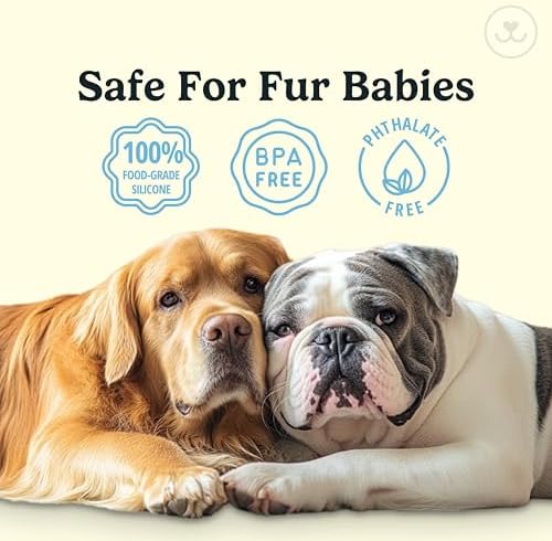 Jasper Dog Toothbrush, 360 Degree Dog Tooth Brushing Kit, Cat Toothbrush, Canine Dental Care & Teeth Cleaning Kit, Pet Finger Tooth Brush, Use with Pet Toothpaste, 4-Pack Blue : Pet Supplies Product Image