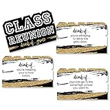 Big Dot of Happiness Drink If Game - Reunited - School Class Reunion Party Game - 24 Count