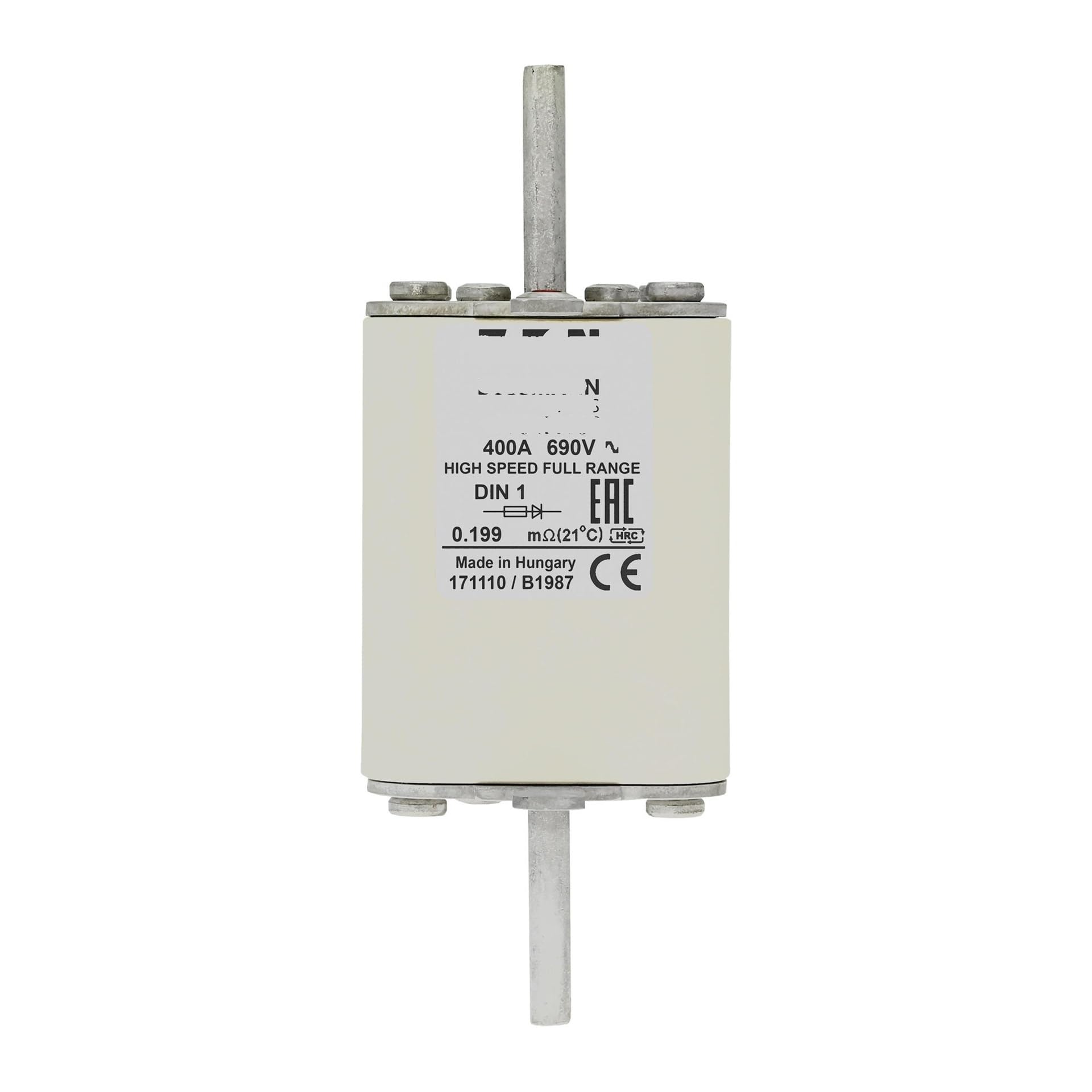 Fusible 170M4180 pour remplacer un modèle usagé de type cube-DIN 43 620 - 3