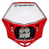 Baja Designs Motorcycle Squadron Sport (D/C) Headlight Kit with Red Shell