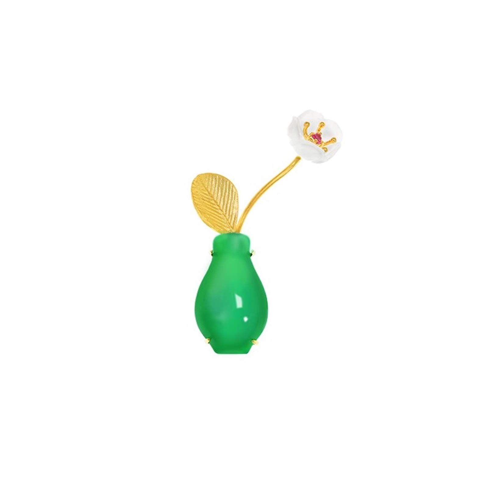 Kobiety Broszka Przypinki Jade Butelka Broszki Retro Temperament Broszka Moda Biżuteria Płaszcz Akcesoria Elegancki styl - dla pań Festiwal Prezent Modne broszki