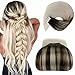 Produktbild LaaVoo Ombre Tape in Echthaar Extensions Blond Skin Wefts Echthaar Extensions Blond Unsichtbar Seamless Haarverlängerung mit Band Dunkelbraun Ombre Platinblond 50GR/20PCS 22 Zoll/55cm