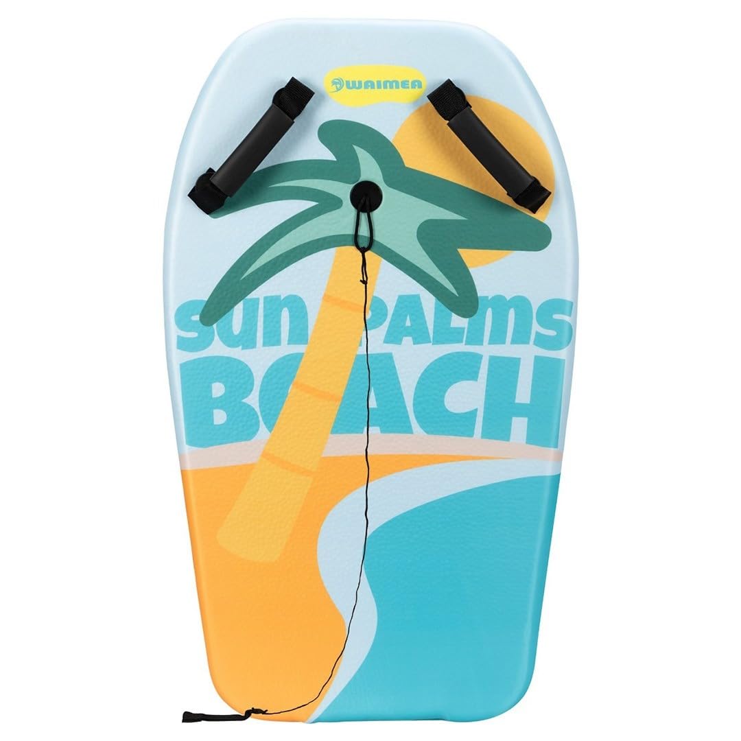 Planche de bodyboard avec poignées - 80 x 46 x 5,2 cm