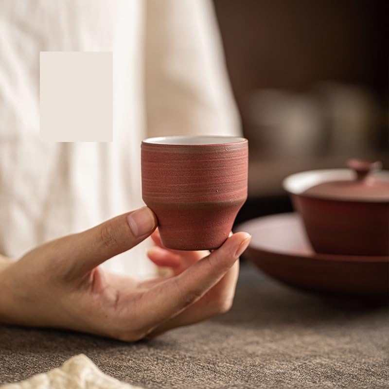 Matcha kubki retro kamionkowy kubek hosta osobisty kubek filiżanka do herbaty mała miska do herbaty dom zestaw do herbaty kung fu ceramiczny kubek do herbaty zestaw do herbaty kubek do herbaty kubek