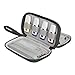 BUBM USB Flash Drive Case (12-Capacity), Double Layer Carrying Bag for USB Flash Drives, SD Cards and Other Small Accessories, Black