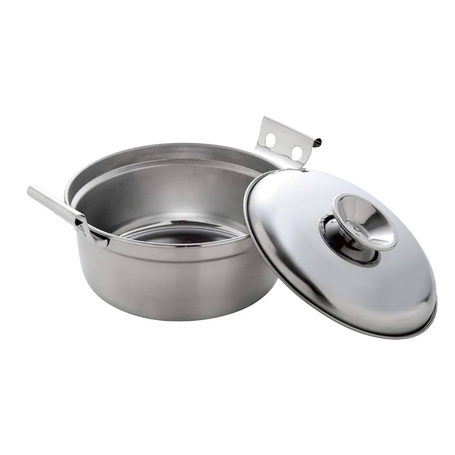 ロイヤルクイーン　2コート　両手鍋　ステンレス　ガス火用　※蓋なし Royal Queen ロイヤルクイーン 2コート 両手鍋 ステンレス ガス