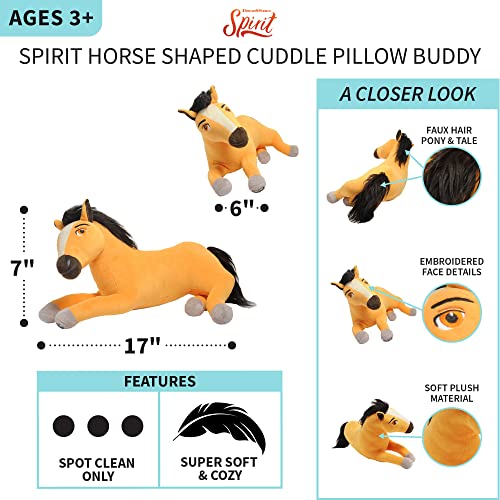 Franco Kids Bedding Super Soft Plush Cuddle Pillow Buddy, One Size, Spirit Riding Free Horse #TOP3