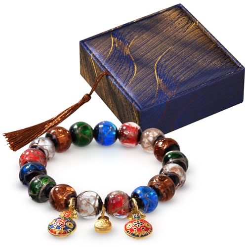 Feng Shui Bracelet | Wealth & All-Round Good Luck Beaded Bracelet For Men & Women | Handmade 24k Gold Plated Pixiu Money Protection Bracelet | Prosperity & Luck Talisman