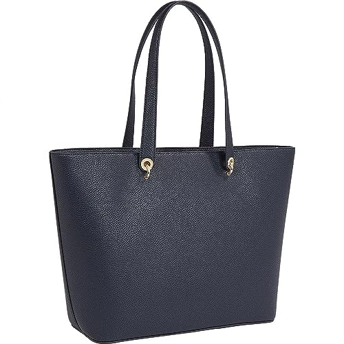 Tommy Hilfiger Donna Borsa Tote Bag Emblem Grande, Blu (Space Blue), Taglia Unica - 2
