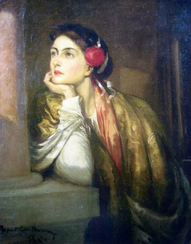 Peinture murale Sainte Cécile pour grand mur vide salon