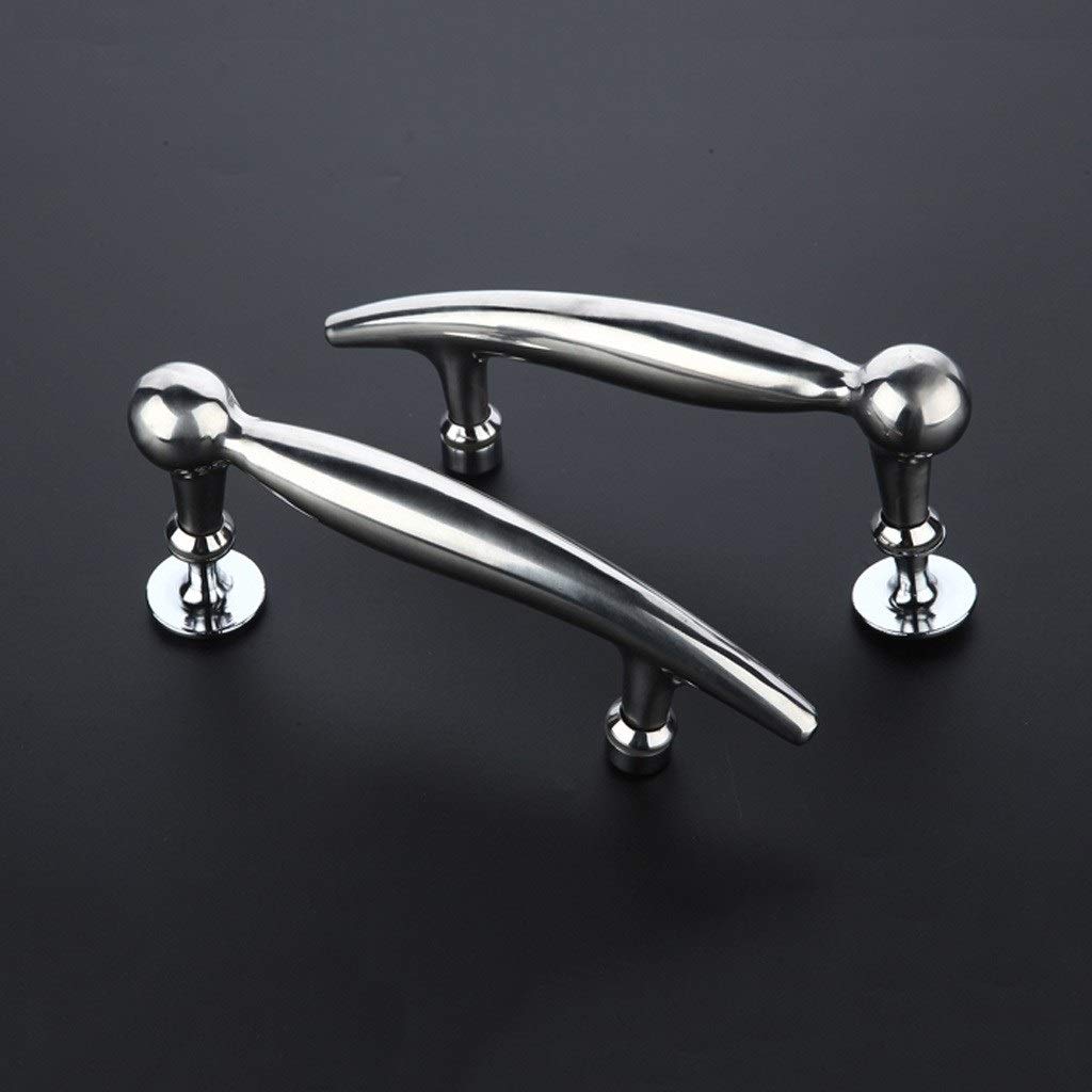 Mtadsbkfp One Color Centres Shower Door Handle, Stainless Steel Shower Door Handle Pull Push Towel Bar 145Mm Hole Centres Single Or 2-Pack(2 Pcs)