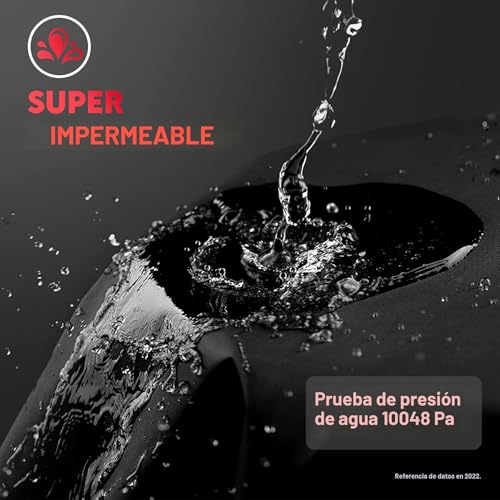 Funda para sillas apilables de jardin contra humedad y suciedad invernal en tela Oxford 600D 6