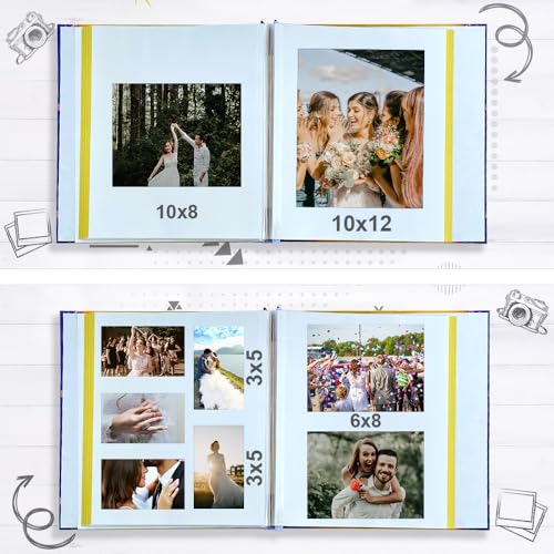 Image of Sehaz Artworks Album for Photos Collection | Self Adhesive Photo Album Book for Photos Collection | Auto Stick Album for Photos