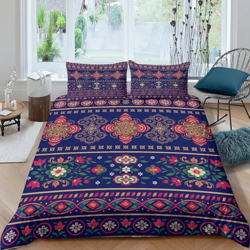 Housse de couette 140x200 avec parure de lit imprimé en 3D microfibre pour ado single