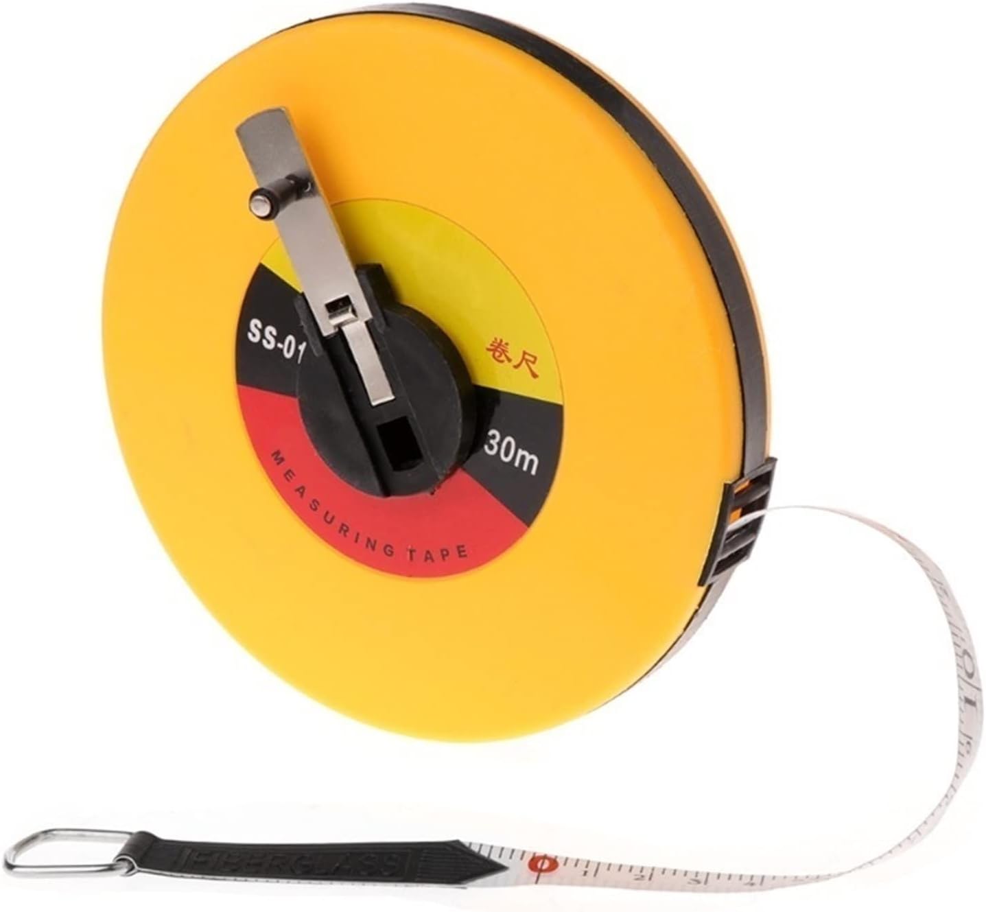 Measuring Wheels Cinta métrica de fibra de Mano, Disco Flexible, regla de cuerda,