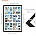 DUENPY 22x32 Collage Picture Frame 4x6 Picture Frames Collage Wall Decor Displays twenty four 4x6 inch Photos Available Horizontal Wall Mounting Display and Vertical Black