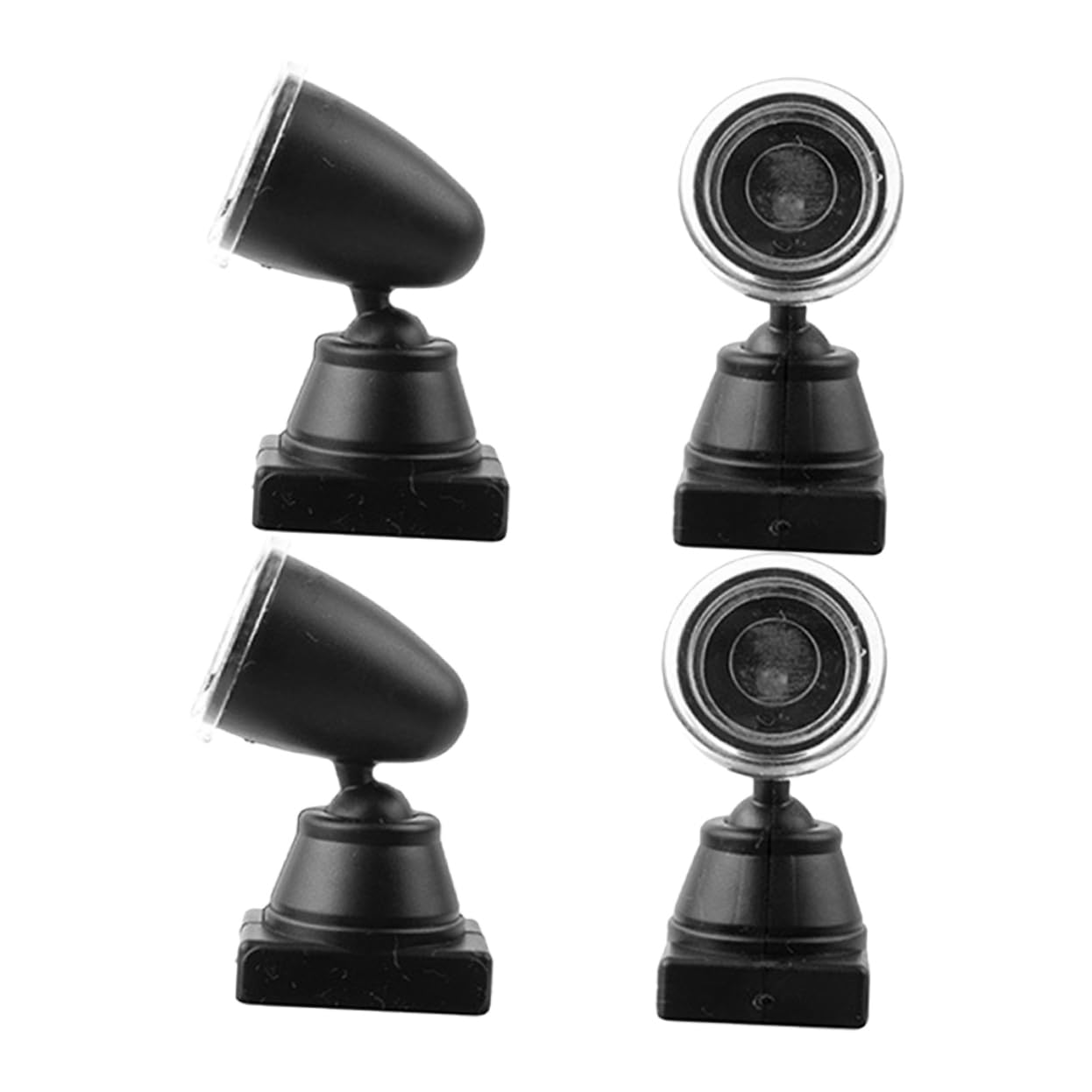 OHPHCALL Miniature Signal Light Set for DIY Scene Sand Table Train Layout Railroad Model 4pcs Doll House Decor