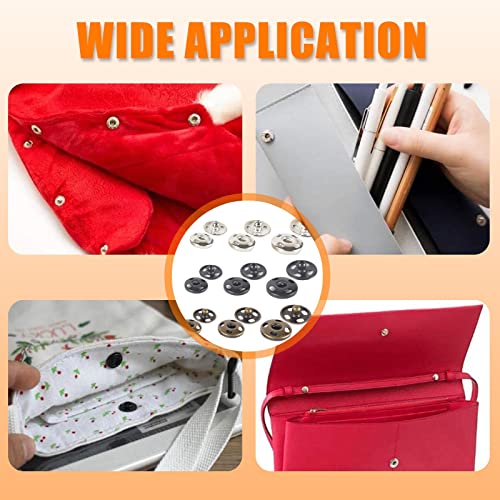 Bymivofun 90 Set di Bottoni Automatici da Cucire